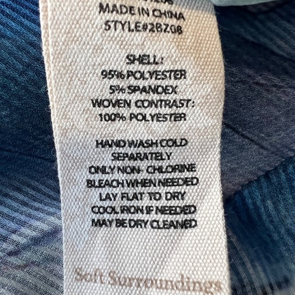 Soft Surroundings Tea Gardens open front birds and koi topper - Picture 11 of 11